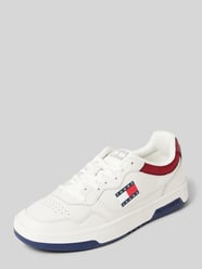 Ledersneaker mit Label-Print von Tommy Jeans - 15