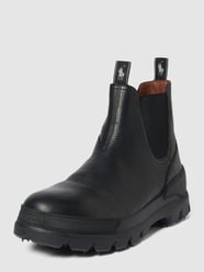Stiefel mit Logo-Detail Modell 'OSLO' von Polo Ralph Lauren Grau / Schwarz - 3