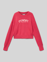 Loose Fit Strickpullover aus reiner Baumwolle von Tommy Hilfiger Teens - 19