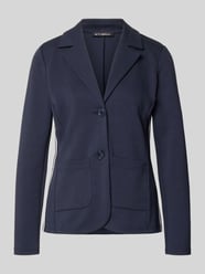 Żakiet o kroju slim fit z mieszanki wiskozy z kołnierzem z połami od Betty Barclay - 7