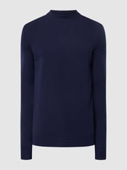 Pullover mit Merinowoll-Anteil von Tom Tailor Blau - 46