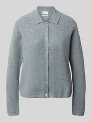 Kurtka z dzianiny z kaszmiru z wykładanym kołnierzem od Fynch-Hatton - 13