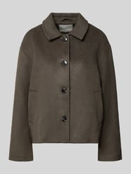 Jacke aus Woll-Mix mit Knopfleiste Modell 'Hamra' von Neo Noir - 35