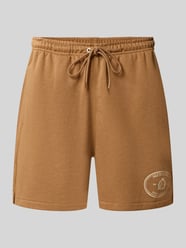 Regular Fit Sweatshorts aus Baumwoll-Mix von Nike Beige - 31