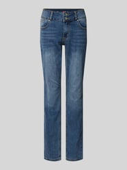 Straight Fit Jeans mit Label-Details Modell 'Tummyless' von Buena Vista - 11