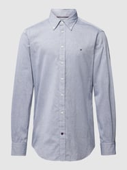 Koszula biznesowa o kroju Slim Fit z kołnierzykiem typu button down od Tommy Hilfiger Tailored - 46