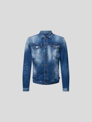 Jeansjacke im Used-Look von Dsquared2 Blau - 4