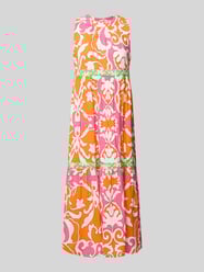 Midikleid im Stufen-Look von Emily Van den Bergh Orange - 1