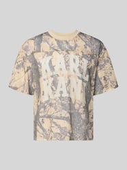T-Shirt aus Mesh mit Logo von Karl Kani Beige - 9