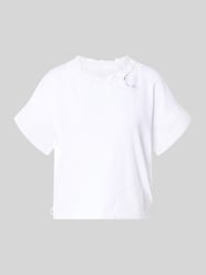 T-shirt z kieszenią wpuszczaną przy brzegu od Marc Cain - 24