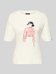 T-shirt o kroju regular fit z czystej bawełny od s.Oliver BLACK LABEL - 18