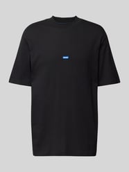 T-Shirt mit Label-Stitching Modell 'Nieros' von Hugo Blue Schwarz - 29