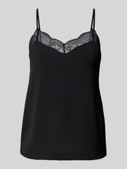 Top met spaghettibandjes, model 'TIFFANY' van PIECES - 16
