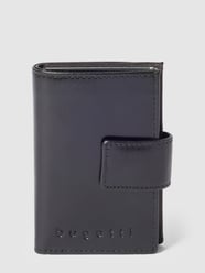 Kartenetui mit Label-Details Modell 'Secure Deluxe' von bugatti Schwarz - 8