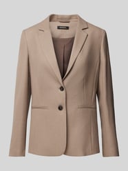 Blazer mit Paspeltaschen von More & More Braun - 39