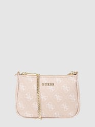 Pochette mit Allover-Label-Muster Modell 'DAILY' von Guess Rosa - 23