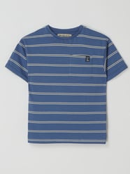 T-shirt w paski od Basefield Niebieski - 48