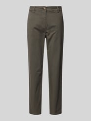 Tapered leg chino met knoop in hoornlook, model 'CHRISTY' van Vero Moda Groen - 44