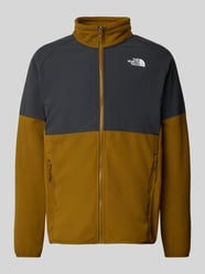 Sweatjack met labelstitching, model 'GLACIER' van The North Face Groen - 32