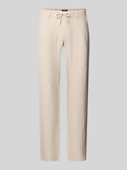 Leinenhose mit Tunnelzug und Gesäßtaschen von MCNEAL - 17