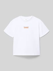 męski t-shirt o kroju regular fit z czystej bawełny od s.Oliver RED LABEL - 24