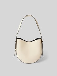 Handtasche mit Label-Print von Victoria Beckham Beige - 3