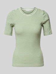 T-Shirt mit Label-Detail von Knowledge Cotton Apparel Grün - 39