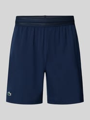 Szorty Sport o kroju loose fit z pasem z siateczki od Lacoste Sport - 21