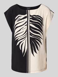 Regular fit blouseshirt met contrastmotief van s.Oliver BLACK LABEL - 37