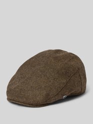 Platte pet van scheerwolmix met labeldetail van bugatti - 24