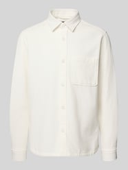 Krój regular fit kurtka koszulowa z fakturowanym wzorem model 'Knox' od JOOP! COLLECTION - 6