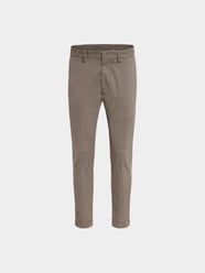 Chino mit Bügelfalte von Stylebop Grau - 22