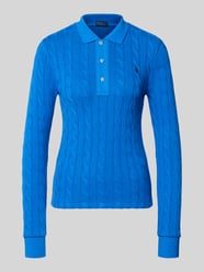 Gebreide pullover met kabelpatroon en polokraag van Polo Ralph Lauren - 29