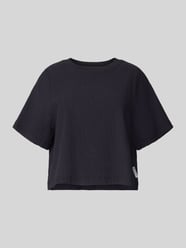 T-Shirt mit geripptem Rundhalsausschnitt von Marc O'Polo Denim - 30