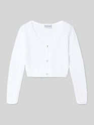 Cropped Strickjacke mit Knopfleiste von DANAMADE - 7