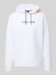 Bluza z kapturem z logo model 'CADELL' od FIRE + ICE - 15