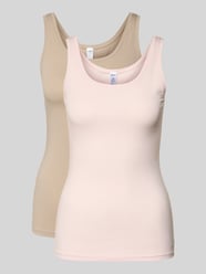 slim fit top met all-over dierenprint in set van 2 van SKINY Fuchsia - 3