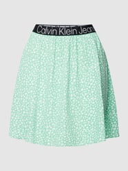 Minirock mit floralem Allover-Muster von Calvin Klein Jeans Grün - 20