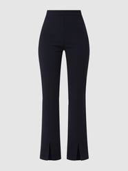 Stoffen broek met naadritssluiting, model 'Ginger' van Another Label Blauw / turquoise - 48