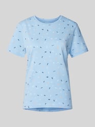 T-Shirt mit Rundhalsausschnitt von Tom Tailor Blau - 35