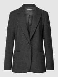 Blazer mit Reverskragen von Jake*s Collection Schwarz - 14