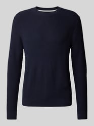 Regular Fit Pullover mit Strukturmuster von s.Oliver RED LABEL Blau - 30