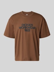 t-shirt z nadrukiem z logo model 'TORREY' od Dickies - 11
