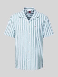 Regular Fit Freizeithemd mit Streifenmuster von Tommy Jeans Blau - 11