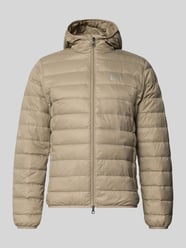 Donsjack met ritssluiting van EA7 Emporio Armani Beige - 7
