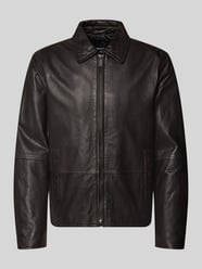 Regular fit jack van echt lamsleer model 'KELLAN' van Strellson - 3