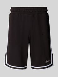 Relaxed Fit Sweatshorts mit Strukturmuster Modell 'Barkan' von Pegador - 10