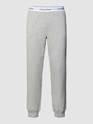 Sweatpants met elastische band met logo, model 'JOGGER' van Calvin Klein Underwear Zwart - 20