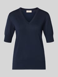 Gebreid shirt met V-hals model 'Katie' van FREE/QUENT - 10