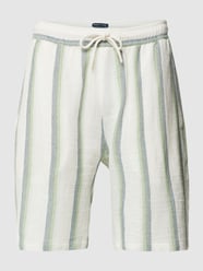 Shorts mit Streifenmuster von MCNEAL Grün - 30
